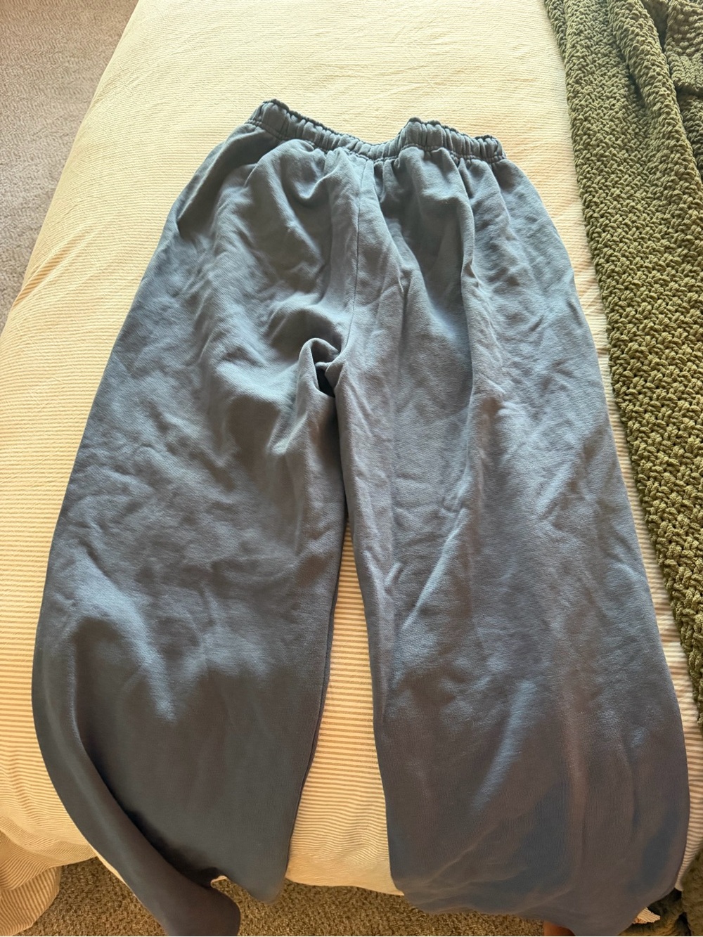 ALO Yoga Navy Blue Boot Cut Lounge Pants - Picture 3 of 3